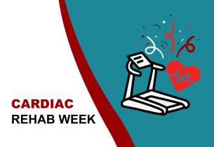 A white treadmill with celebratory confetti.